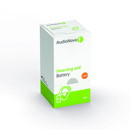 AudioNova - Batterier til høreapparater str. 312