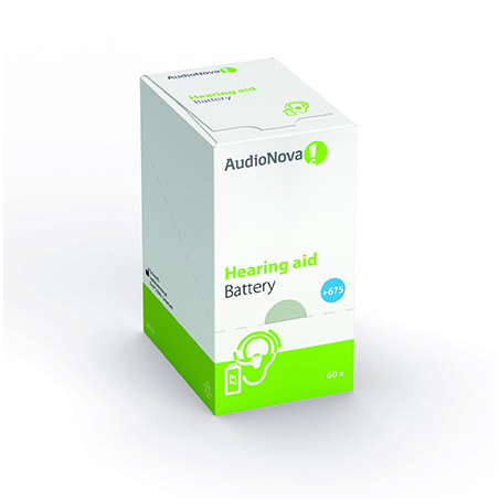 AudioNova - Batterier til høreapparater str. 675