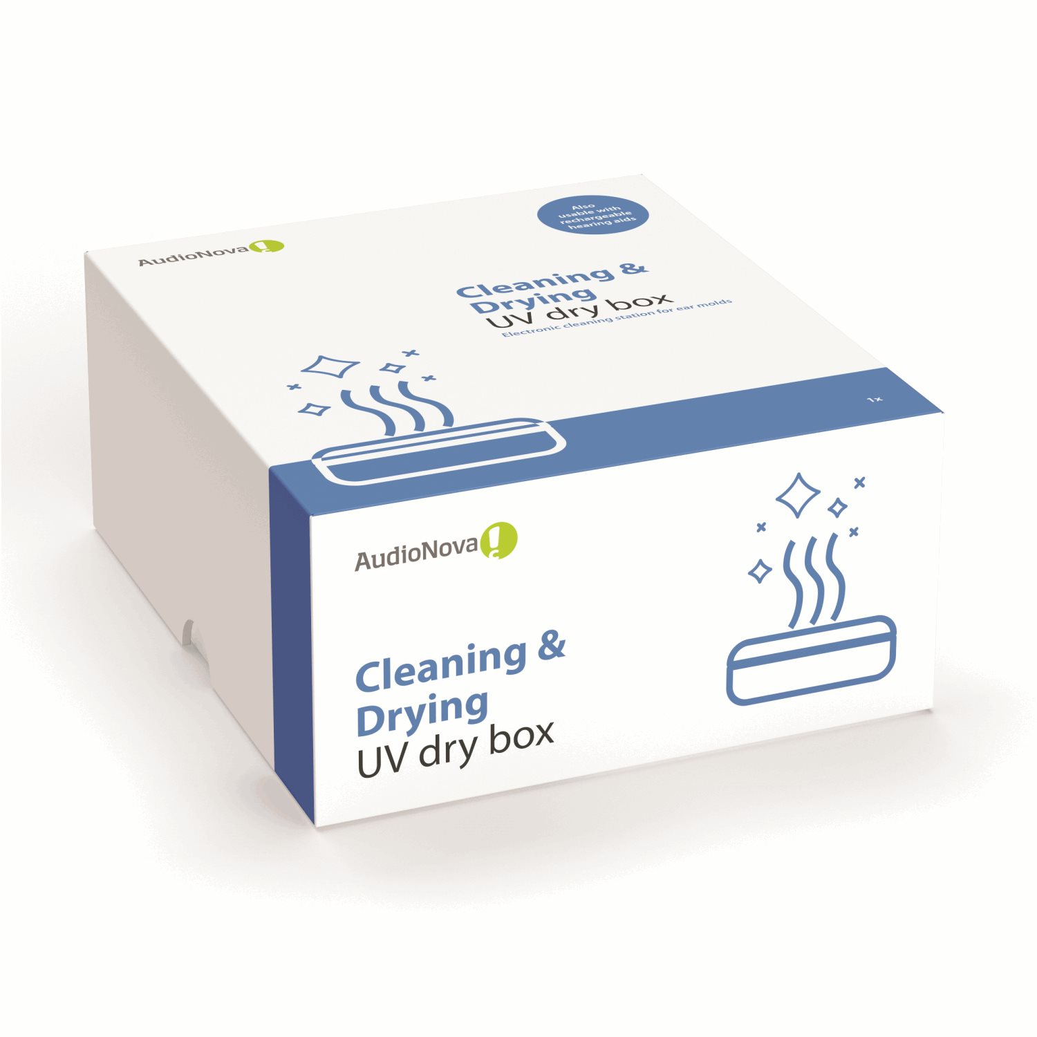 AudioNova - Clean & Dry box för rengöring av hörapparater
