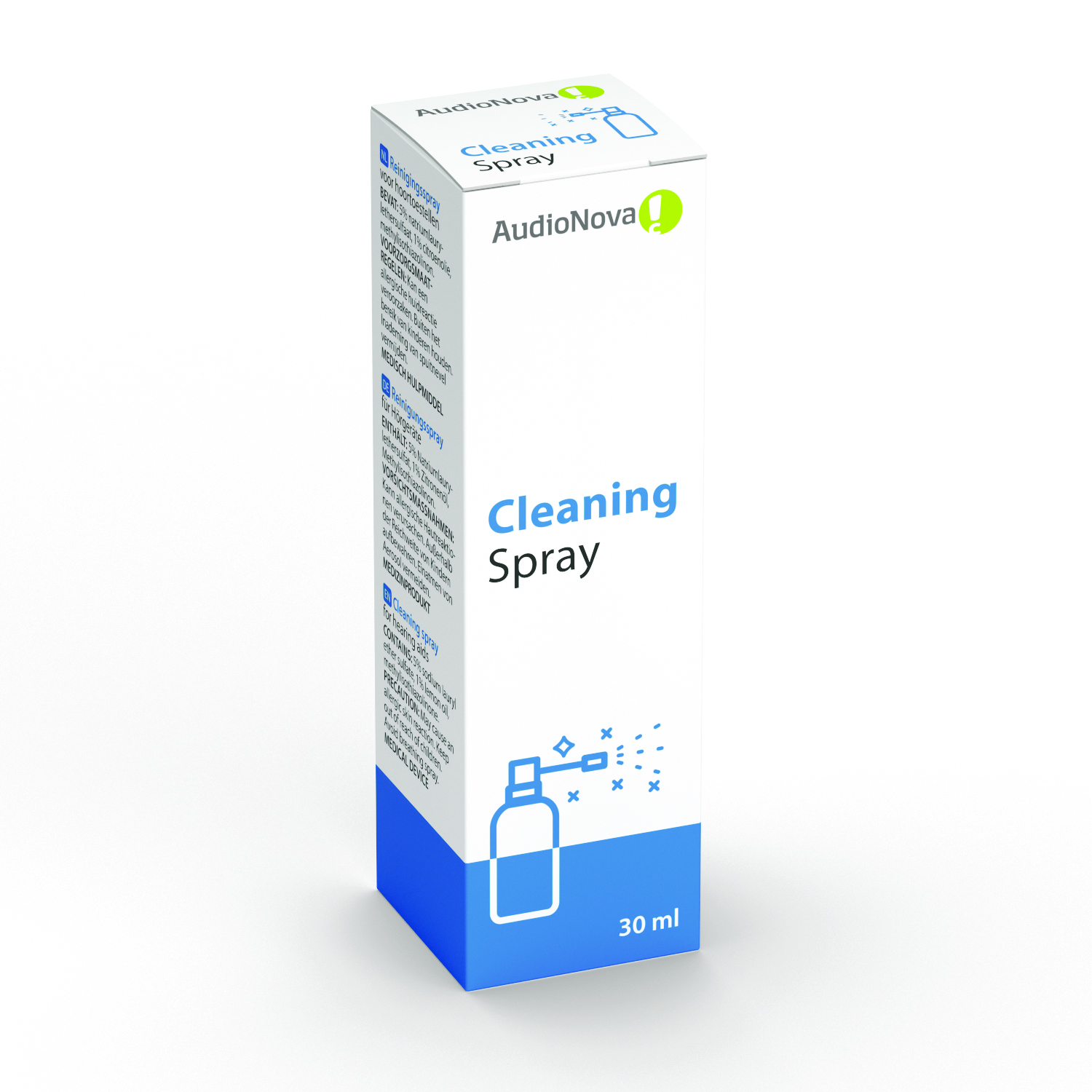 AudioNova - rengöringsspray för hörapparater 30ml